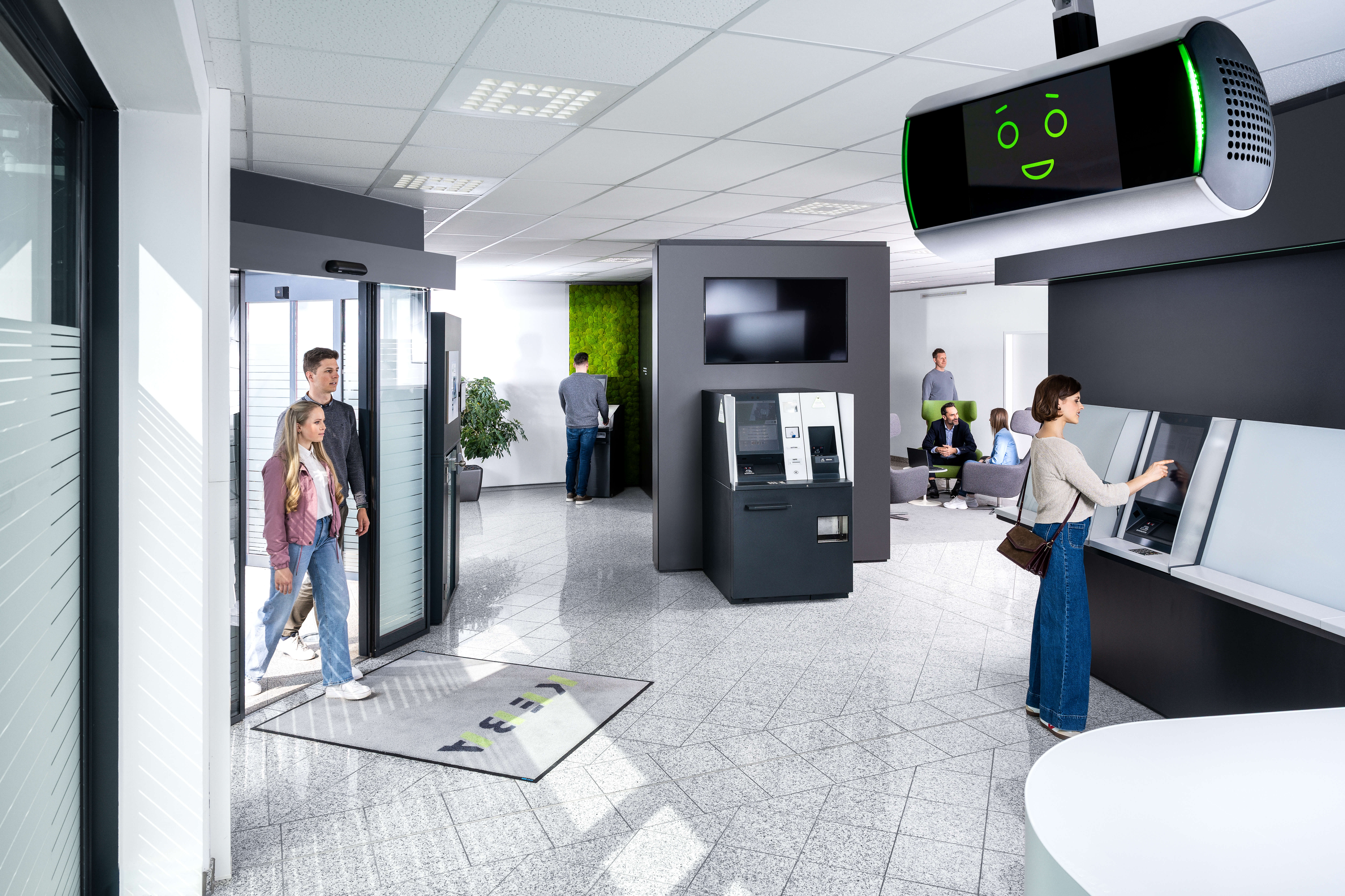 KEBA_KI Assistenzsystem KeBob – Bankfoyer _SB_2025