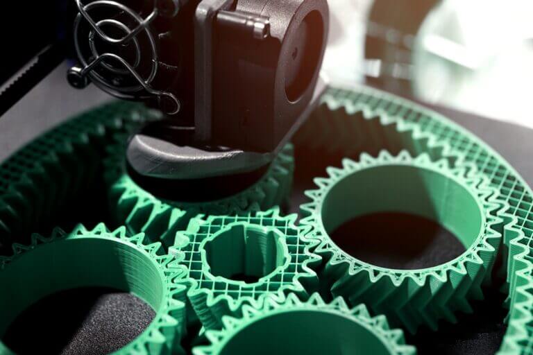 Detail,View,On,Print,Head,Of,3d-printer,Making,A,Planetary