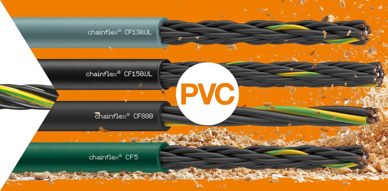 Quando il PVC (speciale) supera le aspettative: i cavi chainflex di igus per l’automazione dinamica