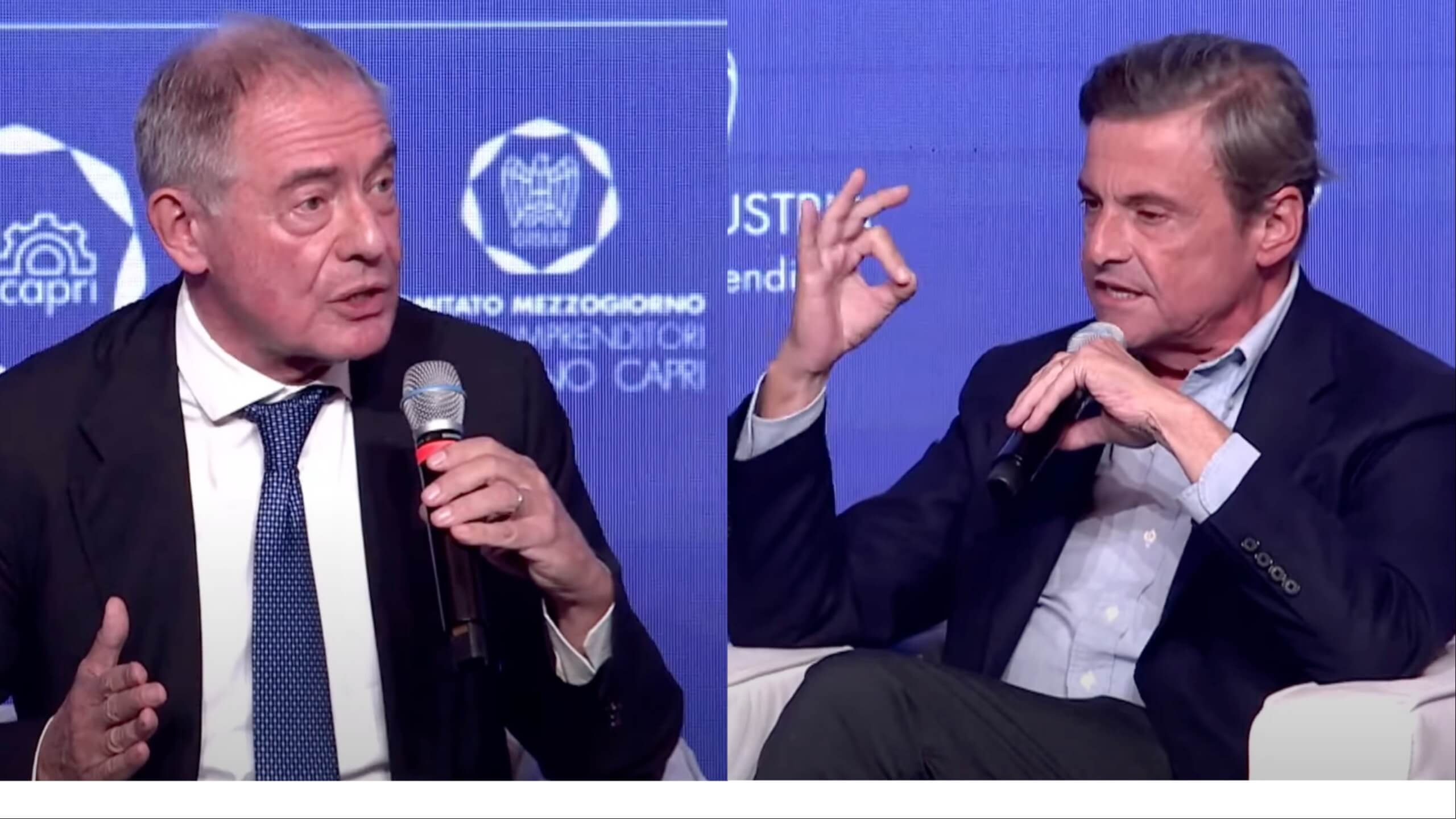 Transizione 5.0, auto, energia: a Capri il confronto a distanza tra Urso e Calenda