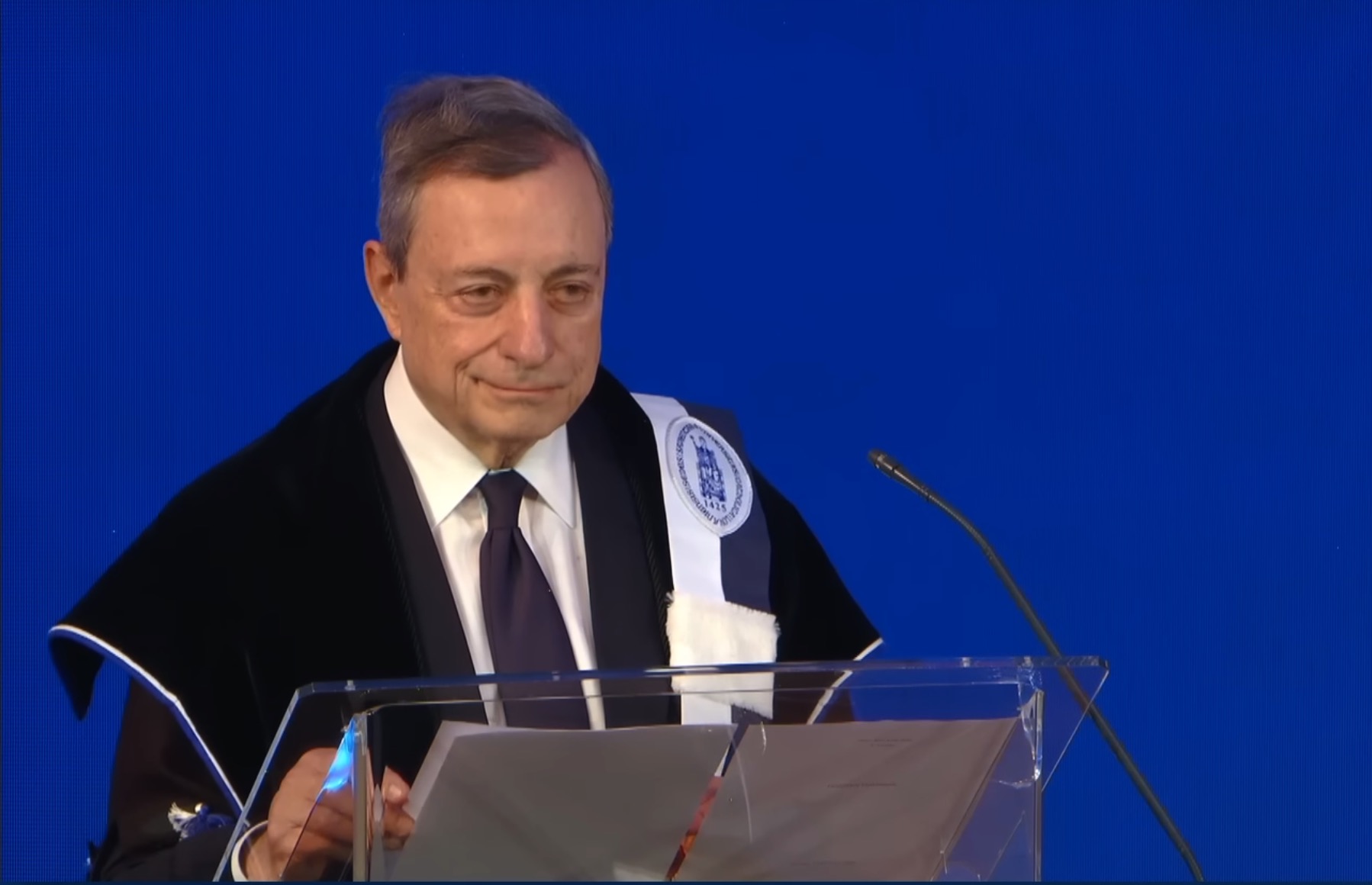 Mario Draghi a Lovanio