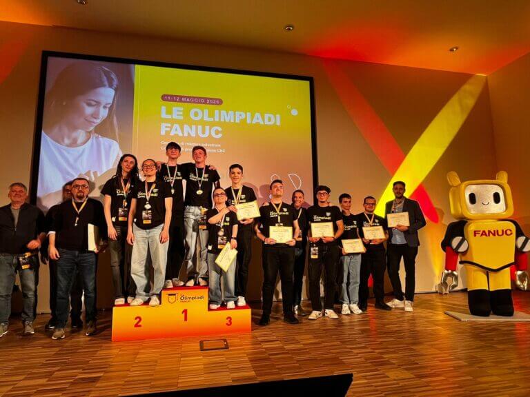Olimpiadi_FANUC_2026_podio_studenti