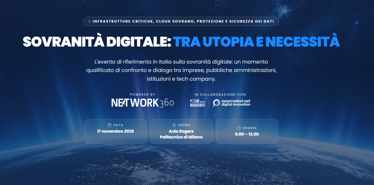 Sovranità Digitale: tra utopia e necessità